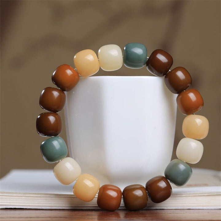 Bracciale Buddha Stones Multicolore Bodhi Seed Keep Away Evil Spirits