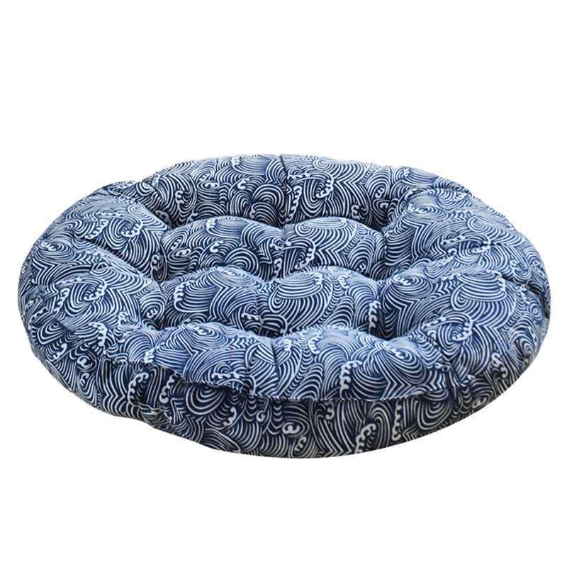 Cuscino per seduta da meditazione in cotone e lino, decorazione per la casa