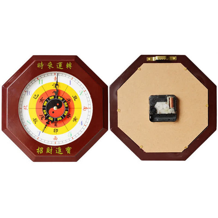 Orologio da parete con mappa energetica Feng Shui Bagua Map Balance