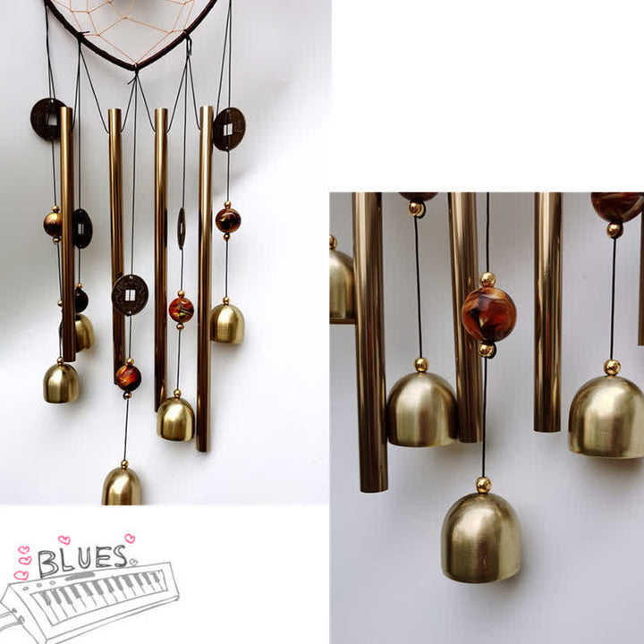 Buddha Stones Dream Catchers Love Elephant Boat Wall Hanging Campanello Campanello Decorazione per la casa fatta a mano