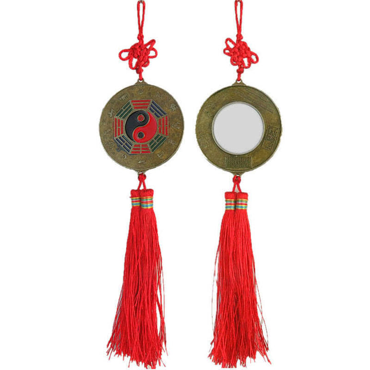 Mappa Feng Shui Bagua Mappa energetica dell'armonia dei nodi cinesi Specchio