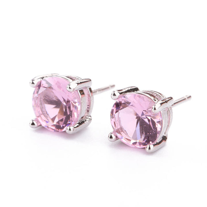 Orecchini Buddha Stones Naturali Varie Pietre Preziose Ametista Amore - Cristallo rosa - image 6