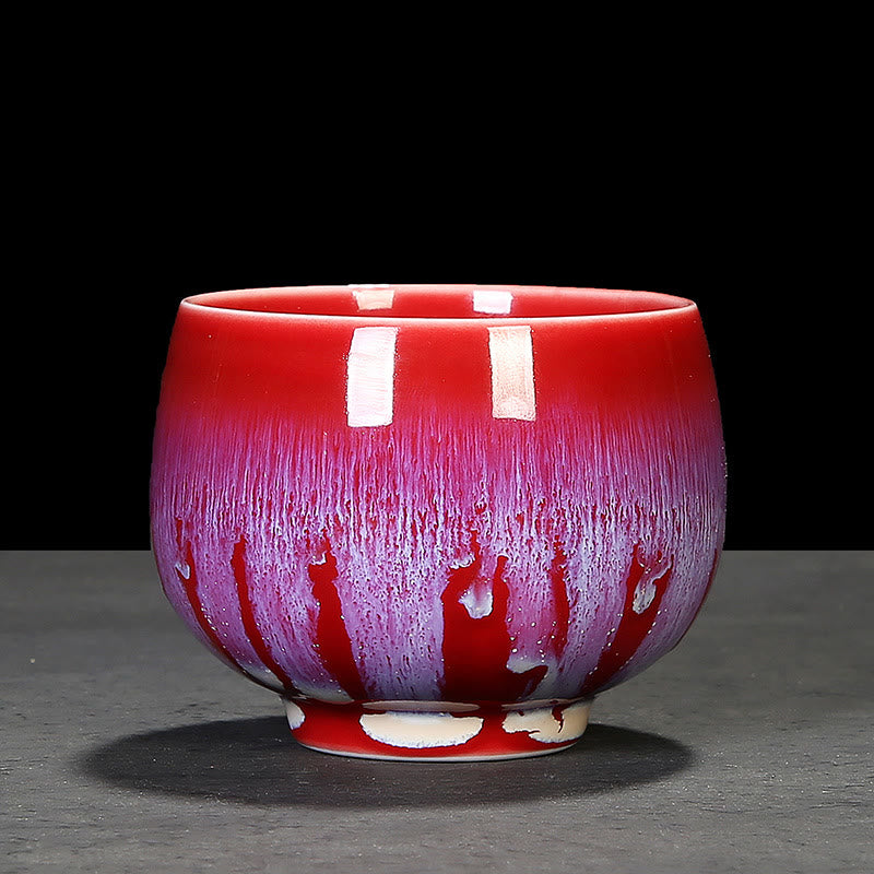 Buddha Stones Tazza da tè in ceramica cinese Jianzhan Glaze Kiln Change Tenmoku Kung Fu Tea Cup