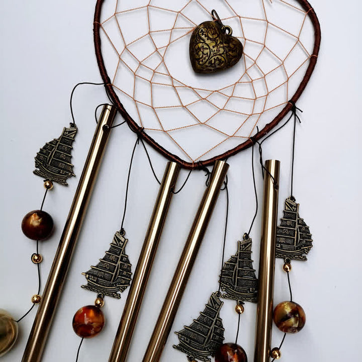 Buddha Stones Dream Catchers Love Elephant Boat Wall Hanging Campanello Campanello Decorazione per la casa fatta a mano