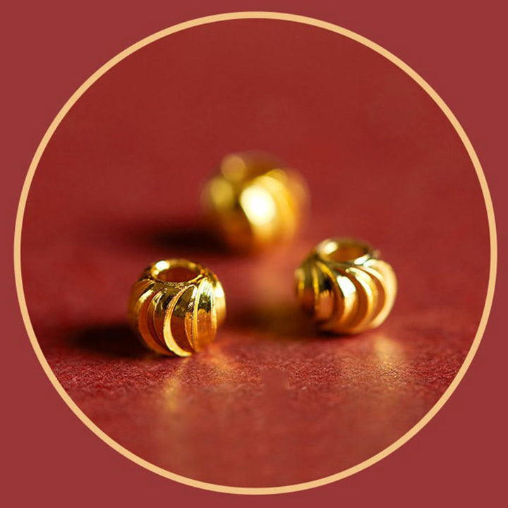 Braccialetto intrecciato con fibbia della pace in cinabro e loto fatto a mano con Buddha Stones - image 15