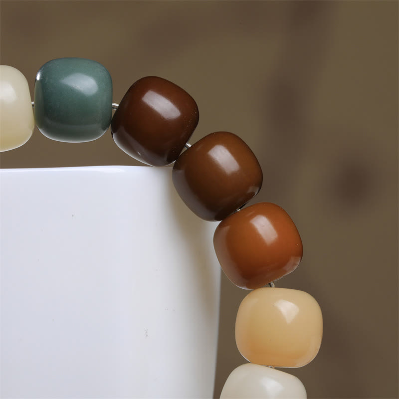 Bracciale Buddha Stones Multicolore Bodhi Seed Keep Away Evil Spirits