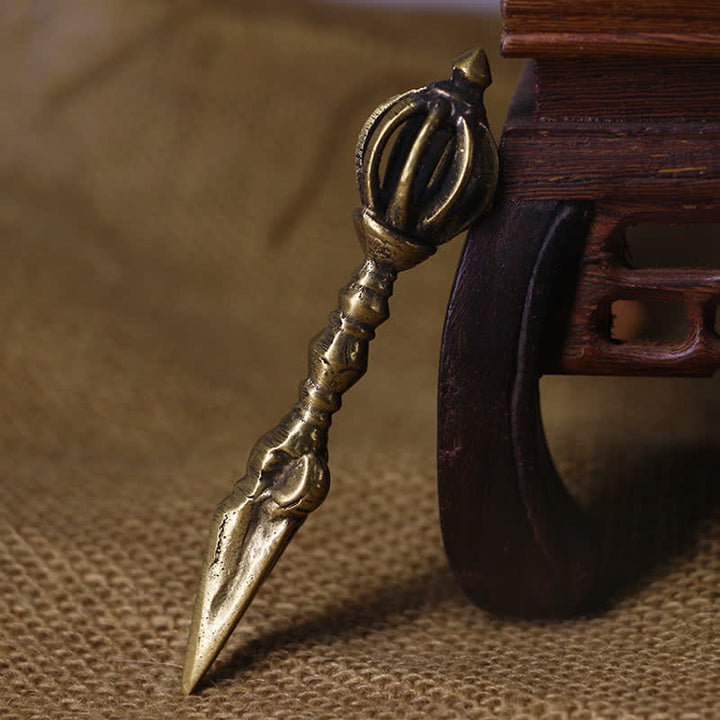 Buddha Stones Tibet Nove fili Vajra Dorje Potere spirituale Decorazione