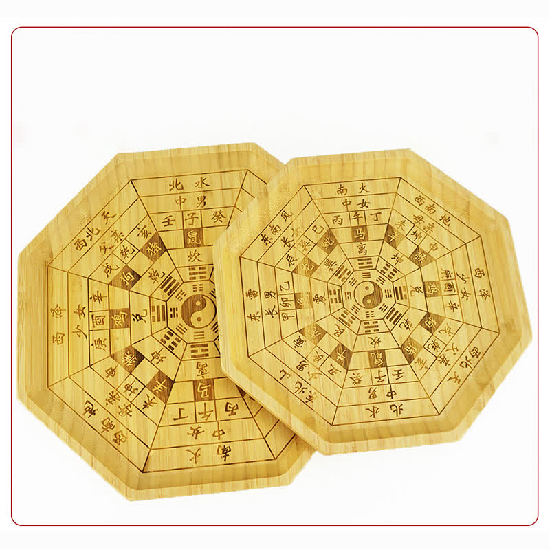 Mappa Feng Shui Bambù Bagua Mappa dell'Energia dell'Armonia