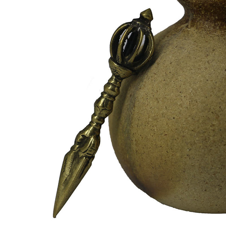 Buddha Stones Tibet Nove fili Vajra Dorje Potere spirituale Decorazione