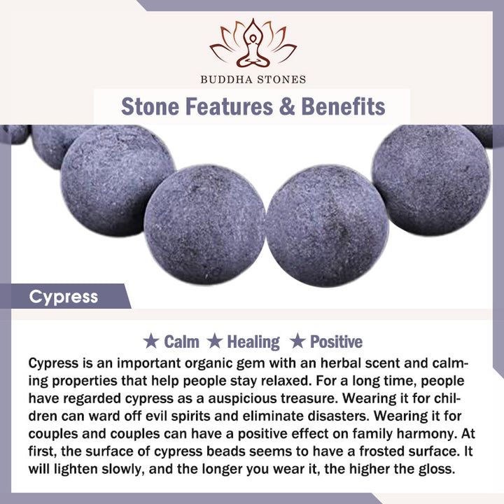 Braccialetto di guarigione Buddha Stones Tibetan Cypress Cinnabar Lotus