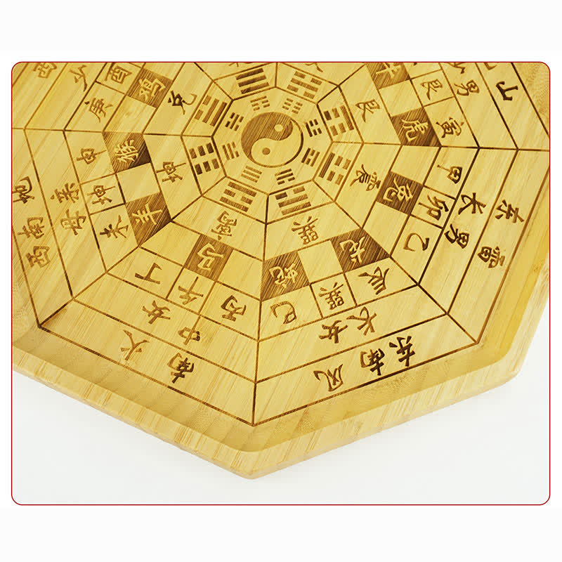 Mappa Feng Shui Bambù Bagua Mappa dell'Energia dell'Armonia