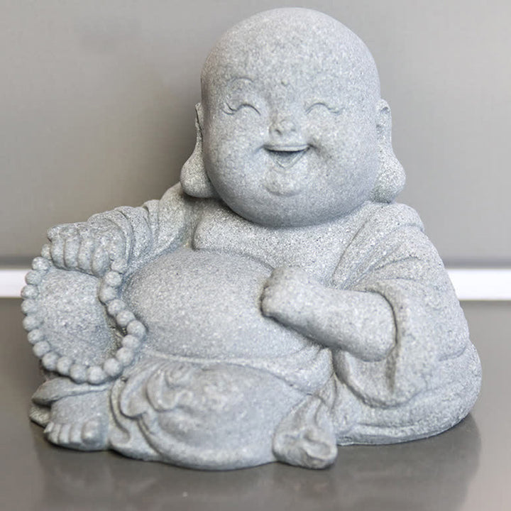 Buddha Stones Meditazione Statua del Buddha Compassione Decorazione della casa