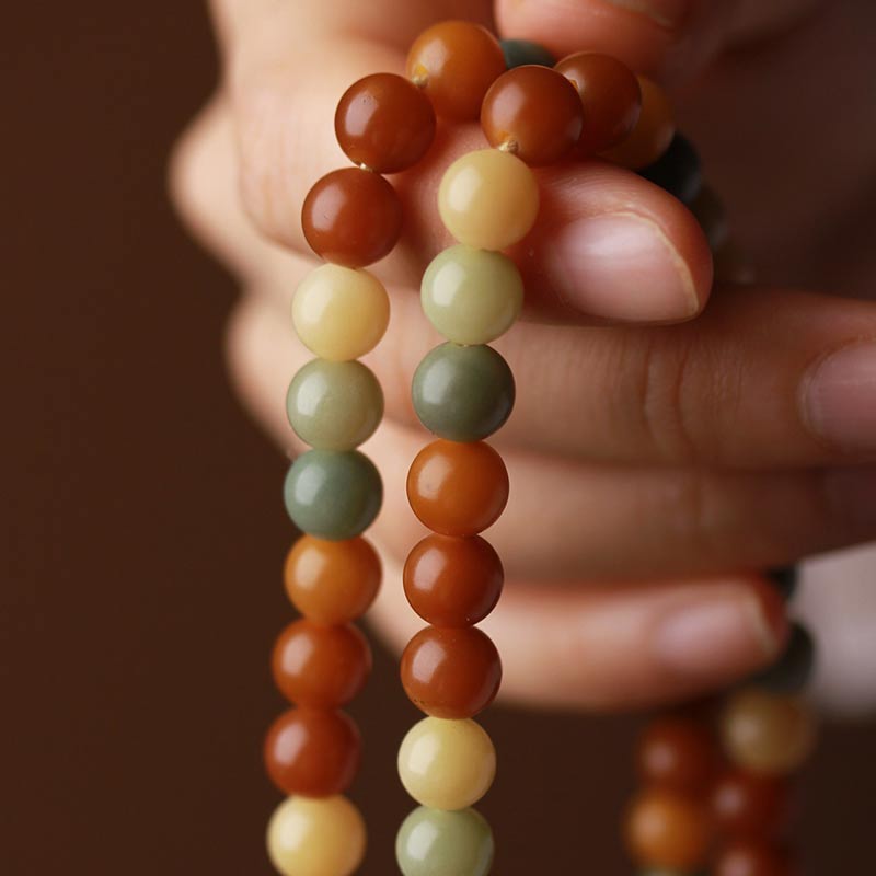 Braccialetto di saggezza di Mala Harmony Bodhi Seed Buddha Stones