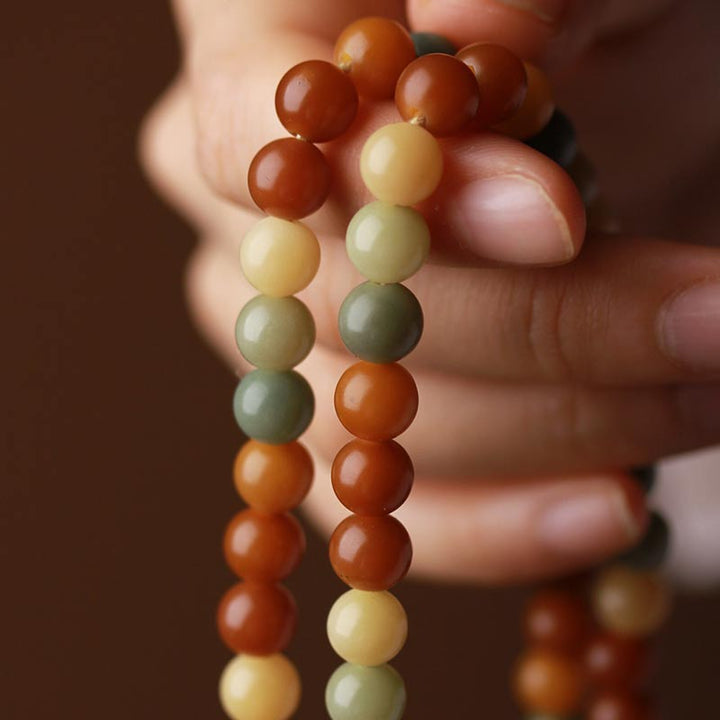 Braccialetto di saggezza di Mala Harmony Bodhi Seed Buddha Stones
