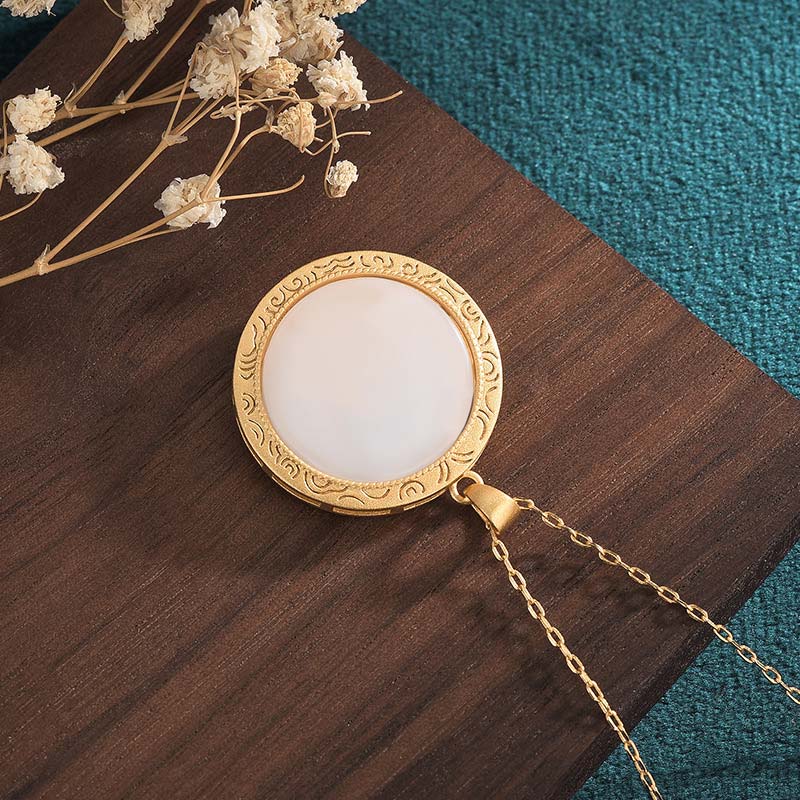 Collana di giada bianca della benedizione dell'anno della tigre - image 4