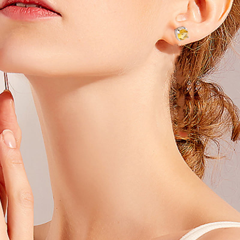 Orecchini Buddha Stones Naturali Varie Pietre Preziose Ametista Amore - image 10