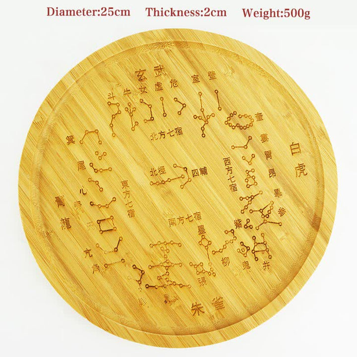 Mappa Feng Shui Bambù Bagua Mappa dell'Energia dell'Armonia