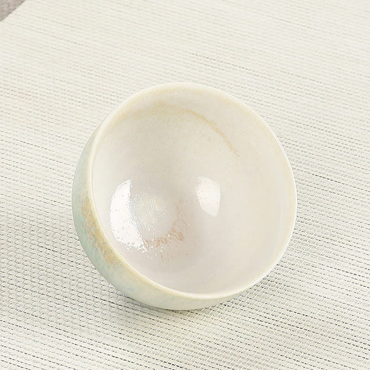 Buddha Stones Tazza da tè in ceramica verde creativa Tazze da tè Kung Fu