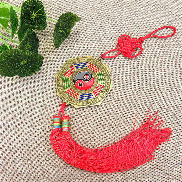 Mappa Feng Shui Bagua Mappa energetica dell'armonia dei nodi cinesi Specchio