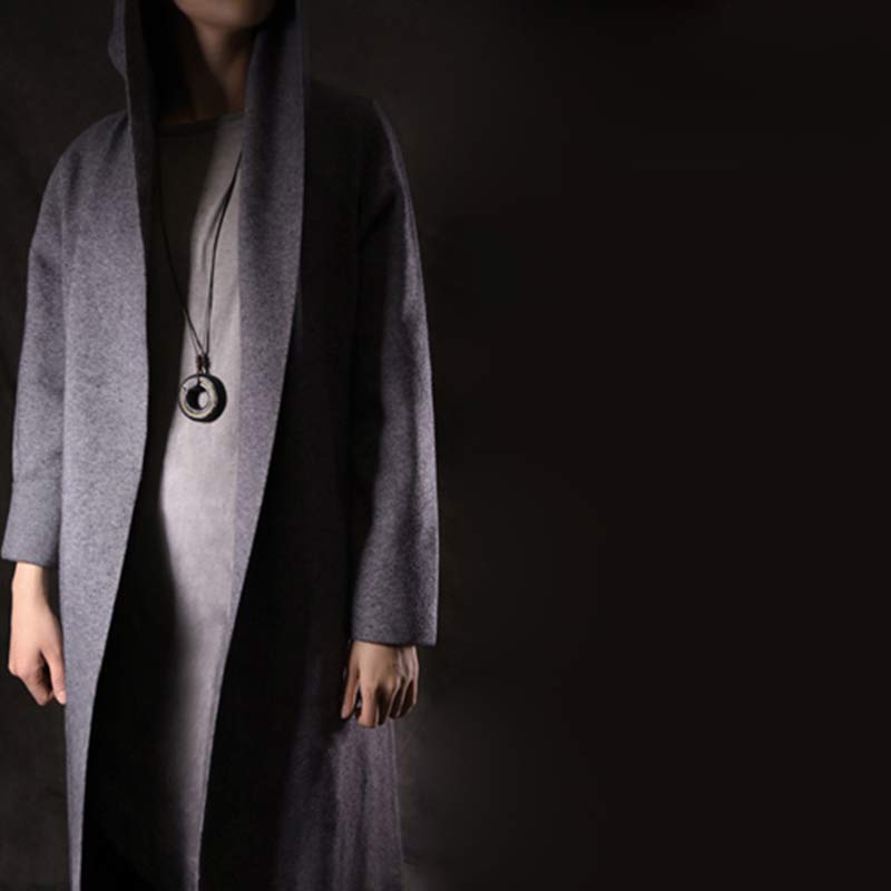 Collana con ciondolo in legno di ebano, cerchio zen, Buddha Stones , pace e calma - image 8