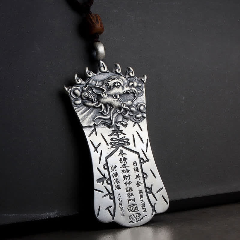 Collana con ciondolo FengShui Bagua PiXiu Cinnabar Balance - image 10