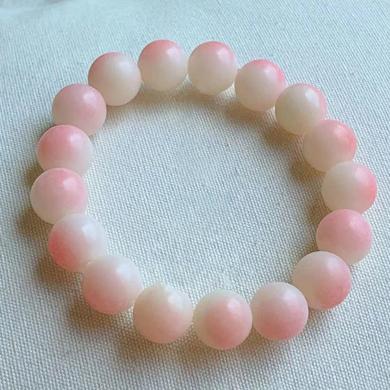 Buddha Stones Semi di Bodhi naturali Zampa adorabile Braccialetto della pace con zampa di gatto fortunato - Perlina rotonda - image 11