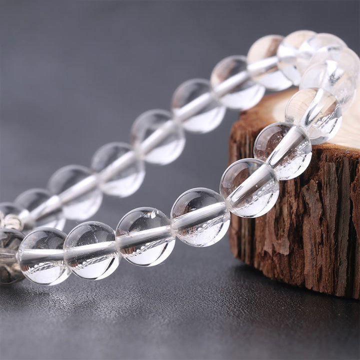 Braccialetto elastico portafortuna con albero della vita in pietra preziosa naturale Buddha Stones