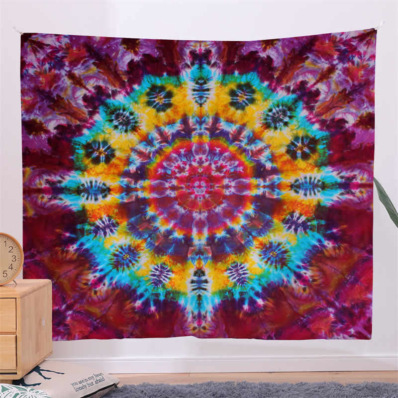 Arazzo da parete con motivo mandala bohémien, decorazione da parete, creatività, casa, soggiorno