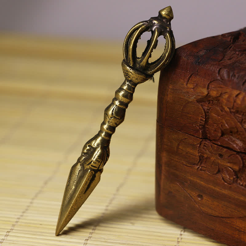 Buddha Stones Tibet Nove fili Vajra Dorje Potere spirituale Decorazione