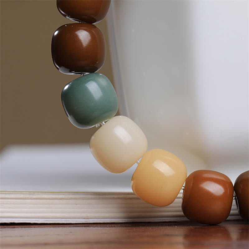 Bracciale Buddha Stones Multicolore Bodhi Seed Keep Away Evil Spirits