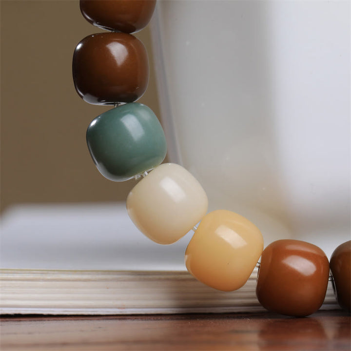 Bracciale Buddha Stones Multicolore Bodhi Seed Keep Away Evil Spirits