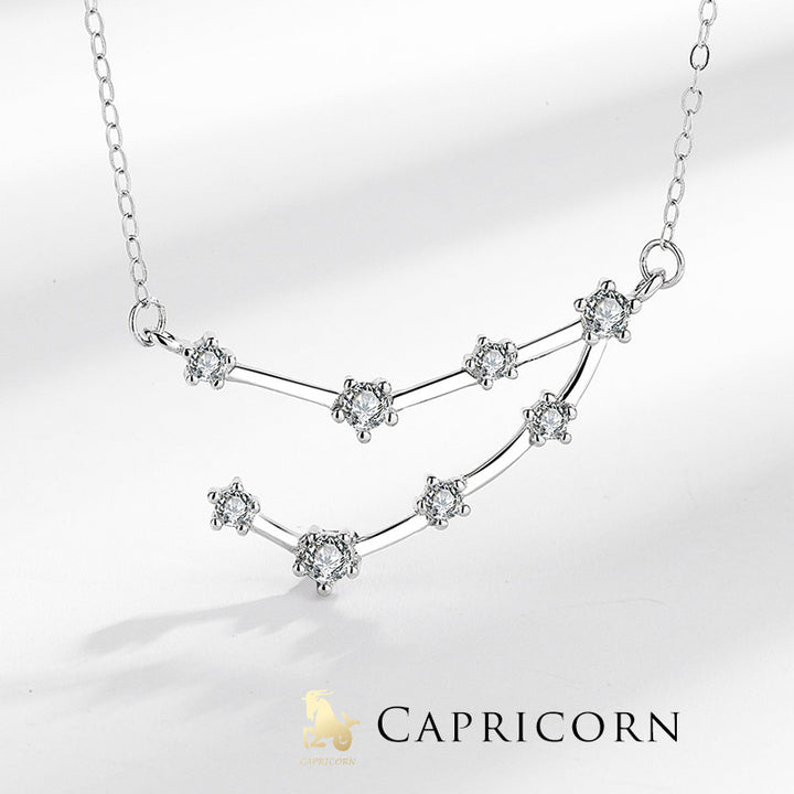 Buddha Stones 925 Sterling Silver 12 Costellazioni dello Zodiaco Astrologia Benedizione Collana Pendente