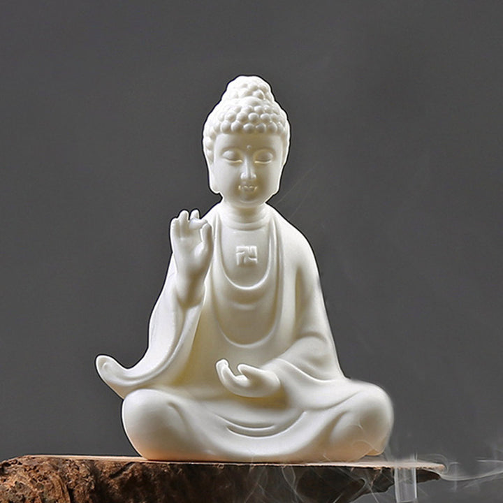 Decorazione a LED in ceramica con benedizione del Buddha Avalokitesvara Ksitigarbha Bodhisattva - image 2