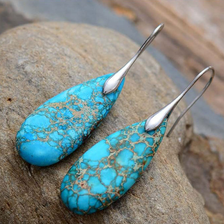 Orecchini di felicità in cristallo di pietra dell'imperatore Buddha Stones - image 8