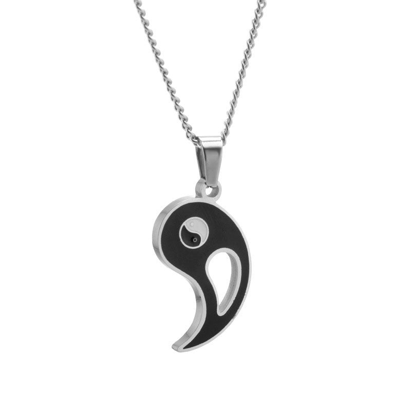 Collana con ciondolo Yin Yang da 2 pezzi - image 3