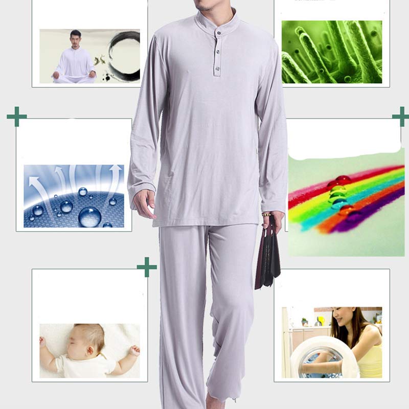 Buddha Stones Meditazione Preghiera Spirituale Zen Tai Chi Pratica Yoga Abbigliamento Uomo Set - image 10