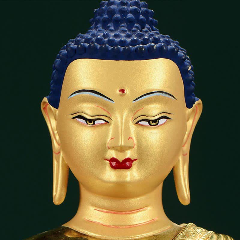 Statua di Buddha Shakyamuni Statua di rame dell'illuminazione Decorazione per la casa