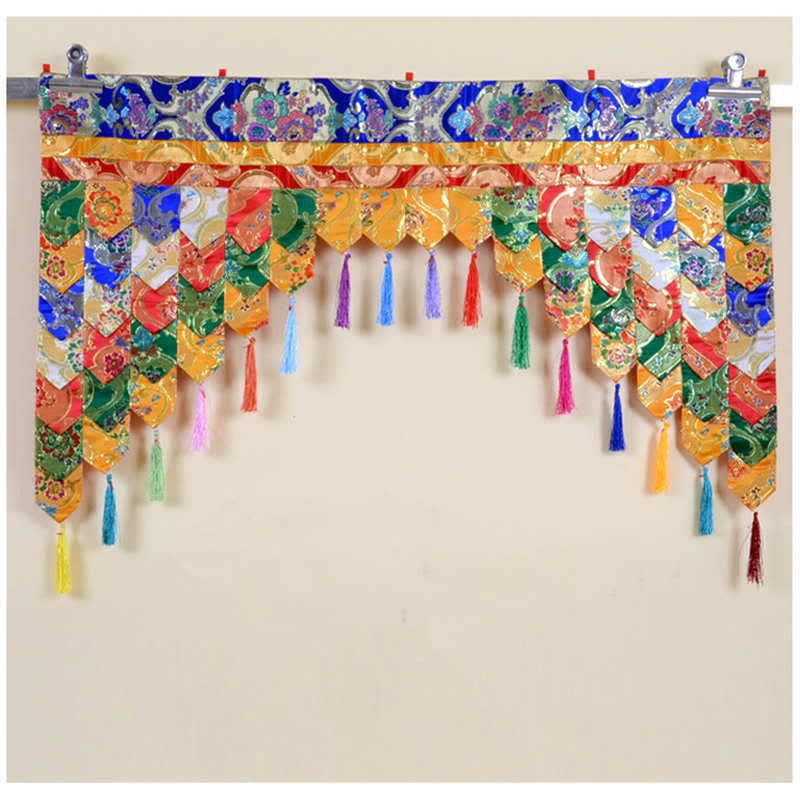 Tenda tibetana a cinque colori, tenda da preghiera, tenda da meditazione, tenda di guarigione