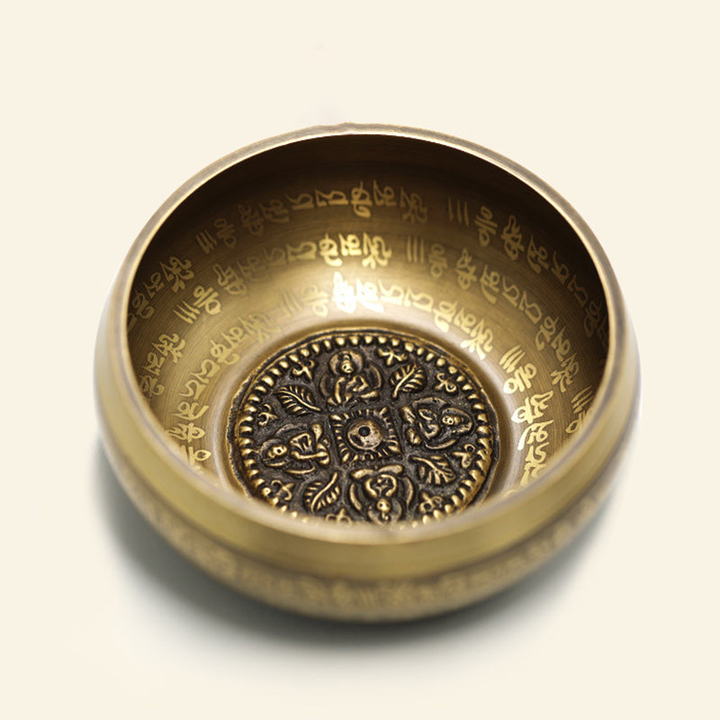 Buddha Stones Ciotola sonora tibetana realizzata a mano per yoga, consapevolezza e meditazione. Set di ciotole tibetane. - image 14