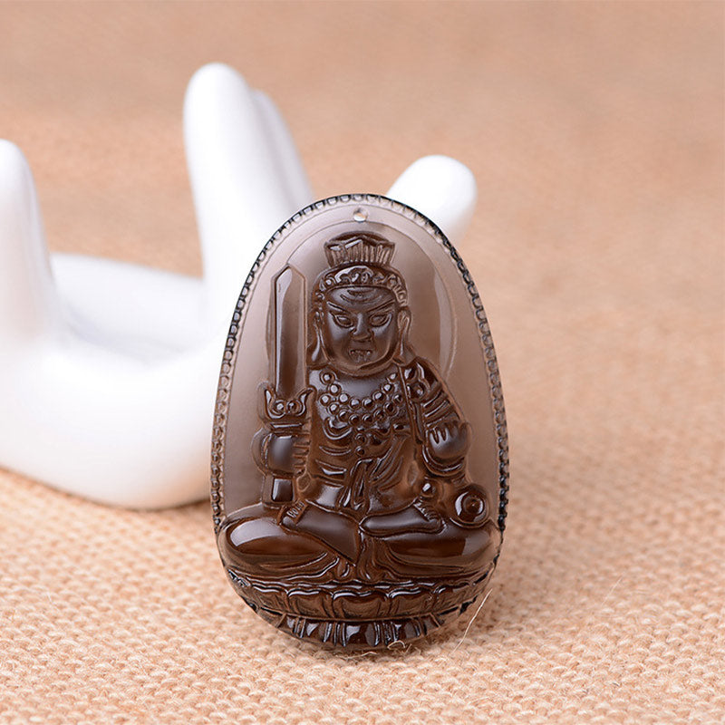 Collana di protezione in ossidiana dello zodiaco cinese