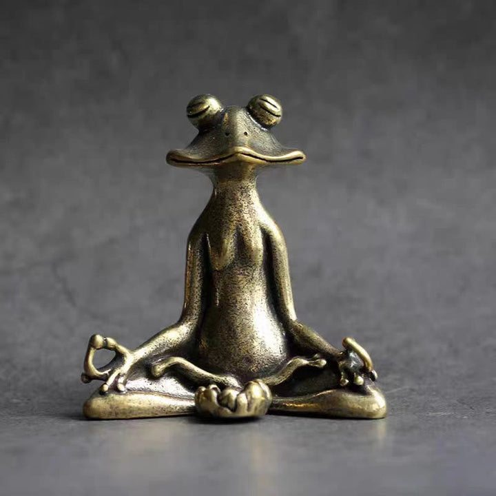 Buddha Stones Mini Piccola Rana Tartaruga Koi Pesce Lumaca Granchio Rame Ricchezza Decorazione per la casa