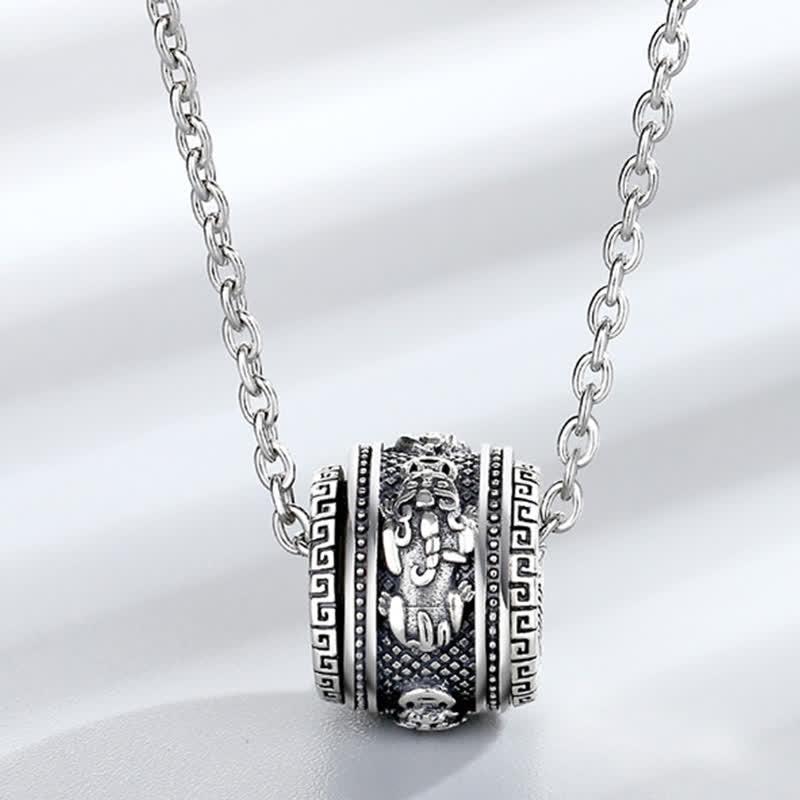 Buddha Stones PiXiu Luck Wealth Collana girevole con ciondolo - Ciondolo e catena - image 1