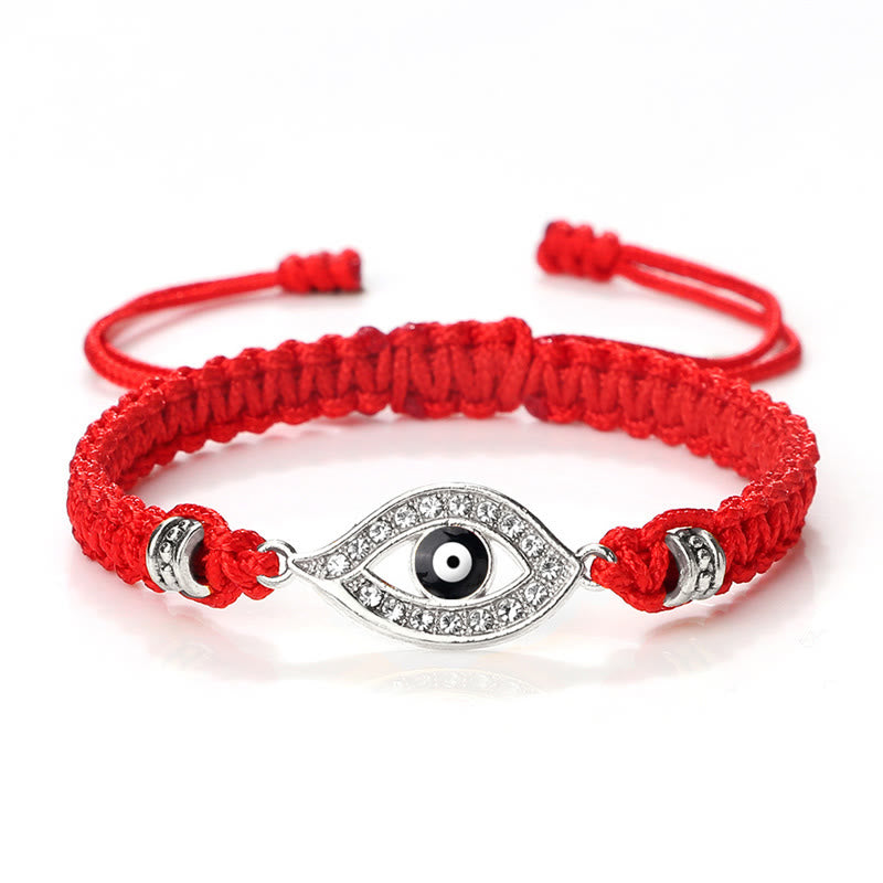 Braccialetto di corda Buddha Stones Evil Eye Keep Away Evil Spirits