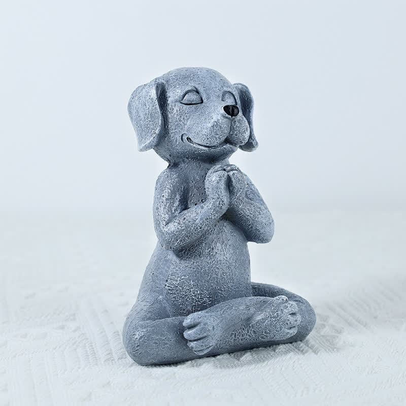 Meditazione Zen Cane Gatto Rana Decorazione - image 2