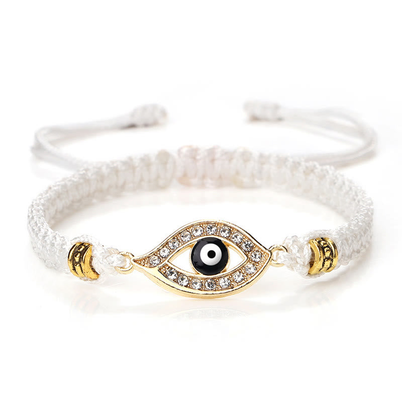Braccialetto di corda Buddha Stones Evil Eye Keep Away Evil Spirits