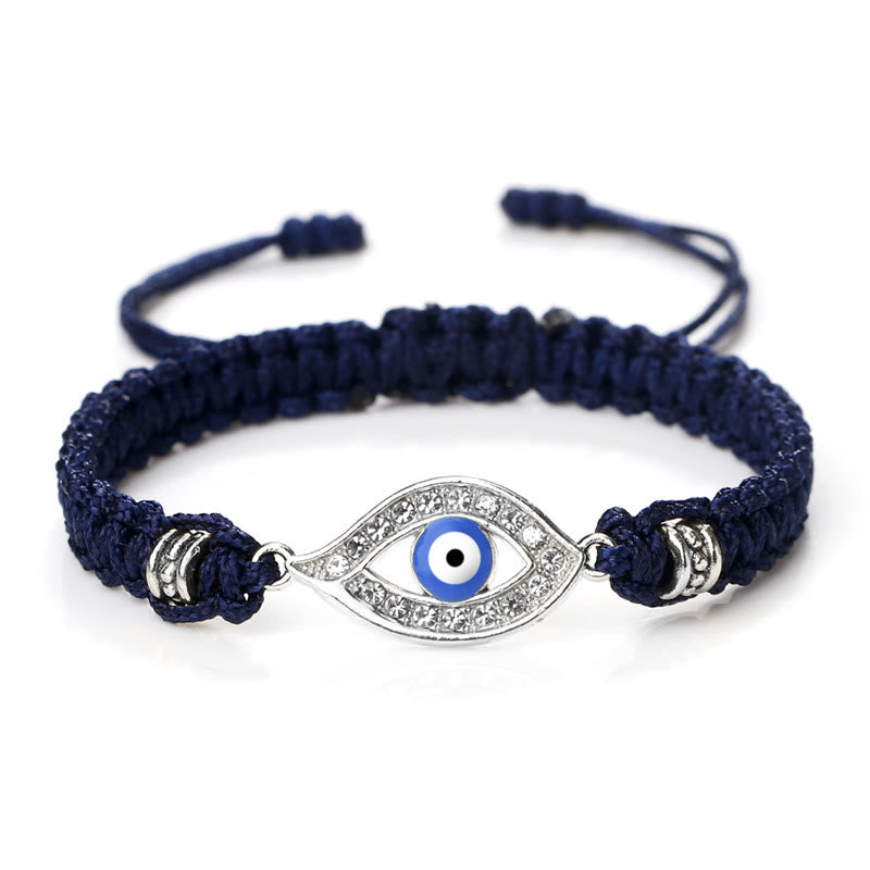 Braccialetto di corda Buddha Stones Evil Eye Keep Away Evil Spirits