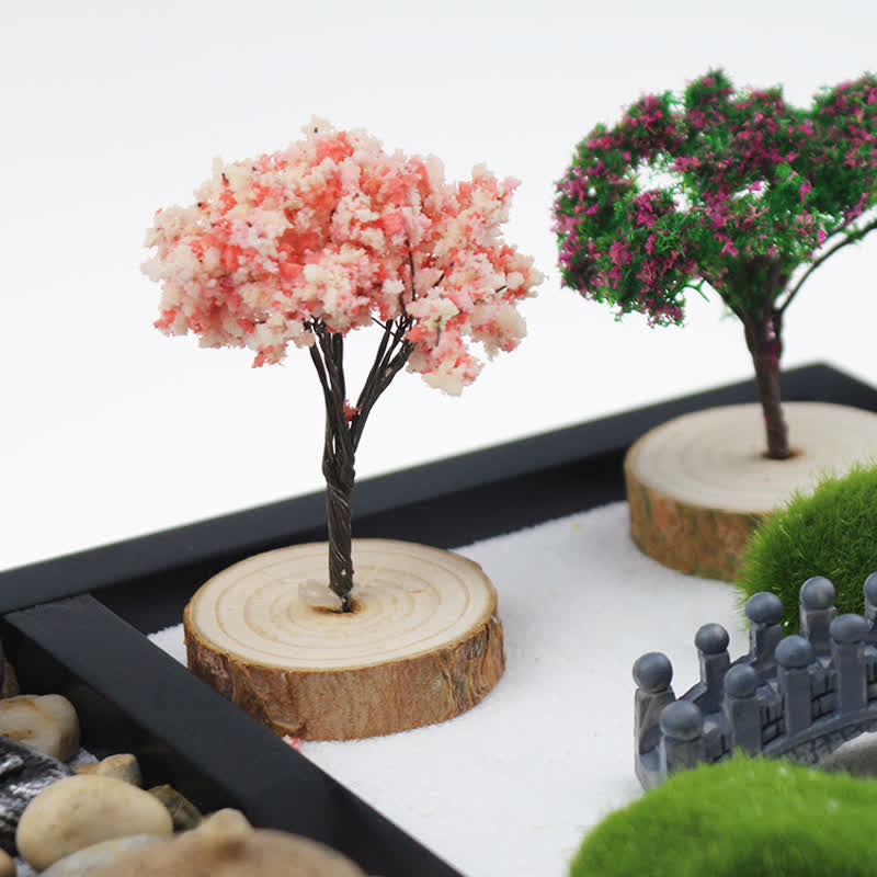 Buddha Stones Simbolo del Buddha Albero Paesaggio Meditazione Calma Zen Giardino Decorazione
