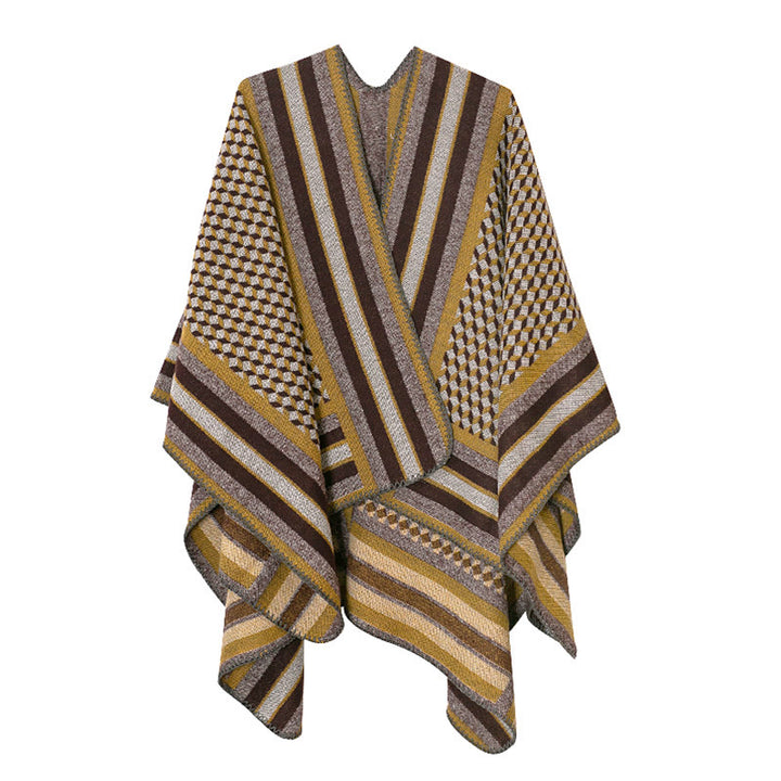 Scialle tibetano con Buddha Stones , modello classico, caldo e accogliente, da viaggio, invernale - image 21