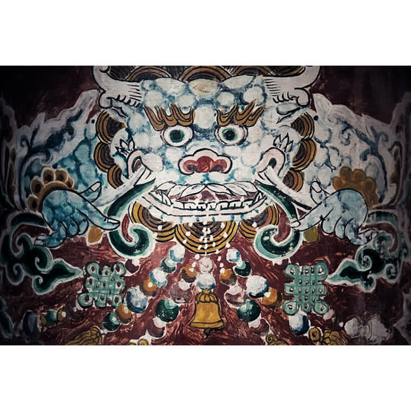 Buddha Stones Tibetano Osso di Cammello Teschio Il Signore del Cadavere Collana con Ciondolo per la Protezione della Foresta