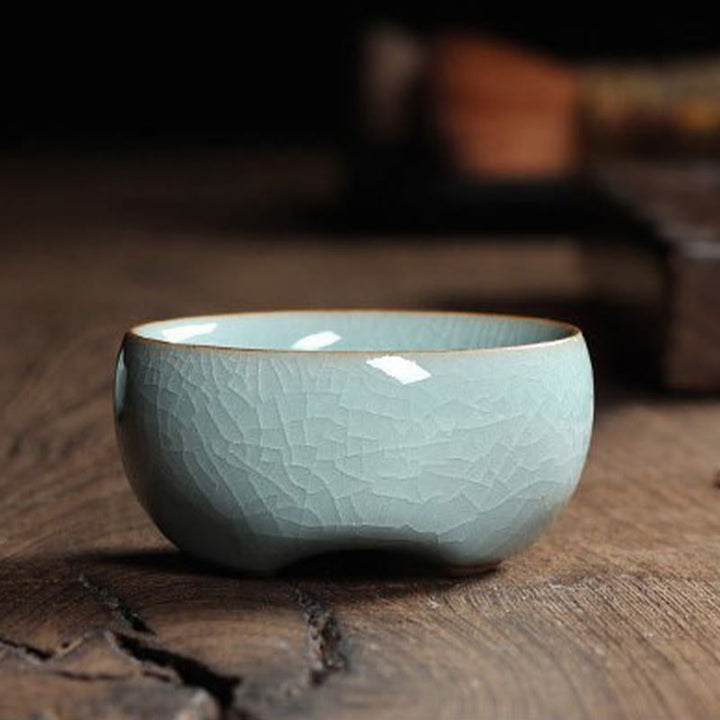 Buddha Stones Koi Fish colorato Tazza da tè in ceramica Kung Fu Tazza da tè Ciotola